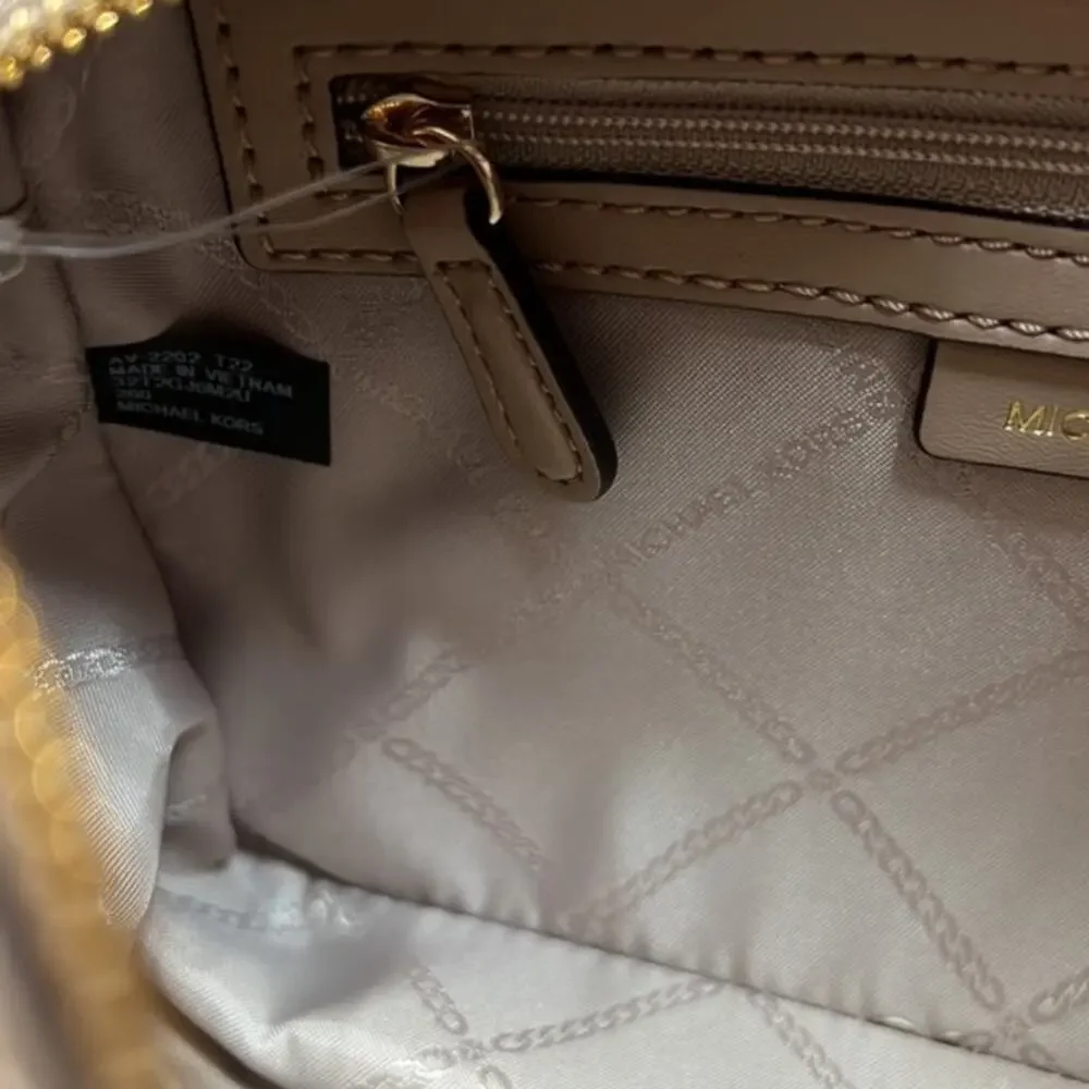 Michael Kors Camel Multi Jet Set Camera Crossbody NWT